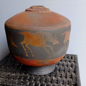 1 of 2 pieces of beautiful handmade gallery art pottery by local artist found in